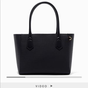 Dagne Dover Signature Tote Bag in Onyx